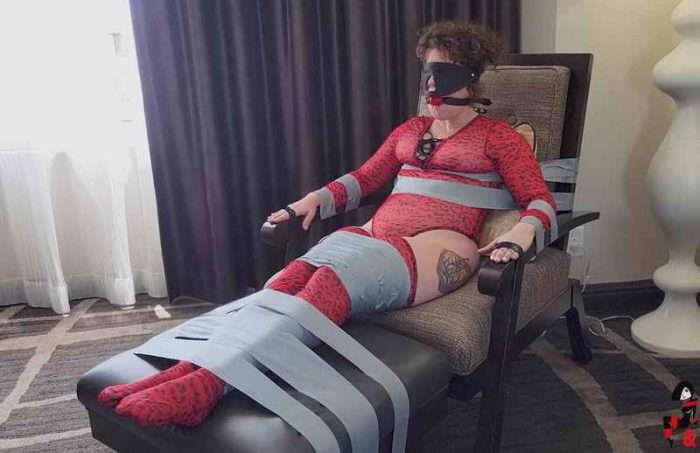 Bailey Paige Taped Gagged Drooling And Helpless Cinched And Secured