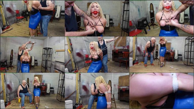 Zoey Ziptie Her Poor Tits Are Brutally Bound With Thin Leather Cords