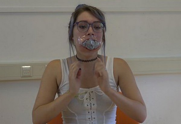 Luna Grey Self Gagged Gag Testing Pt3 HD At General Download Or