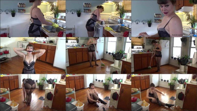 Kinky Maid Kaecie James Cleaning His House Part 1 Of 2 At General