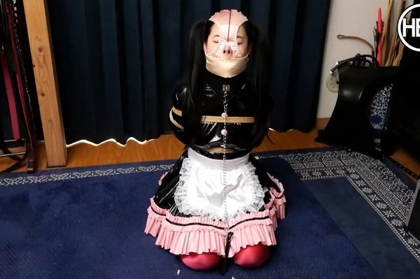 Japanese PVC Maid Gets Tied in Rope Bondage and Forced to Wear Panties on  Her Head with a Nose Hook at Bondage F/F - Download or watch online Bondage  Video | bondage-me.cc