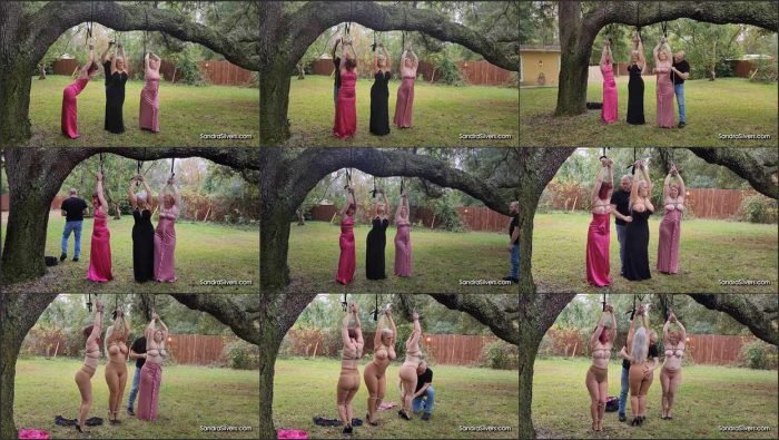 ssilv 3478 779 Sandra AJ Ami Ben AOH dress destruction.mp4 700x395